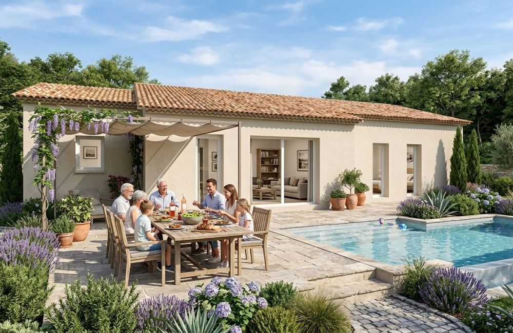 Vente terrain + maison DRAGUIGNAN Var