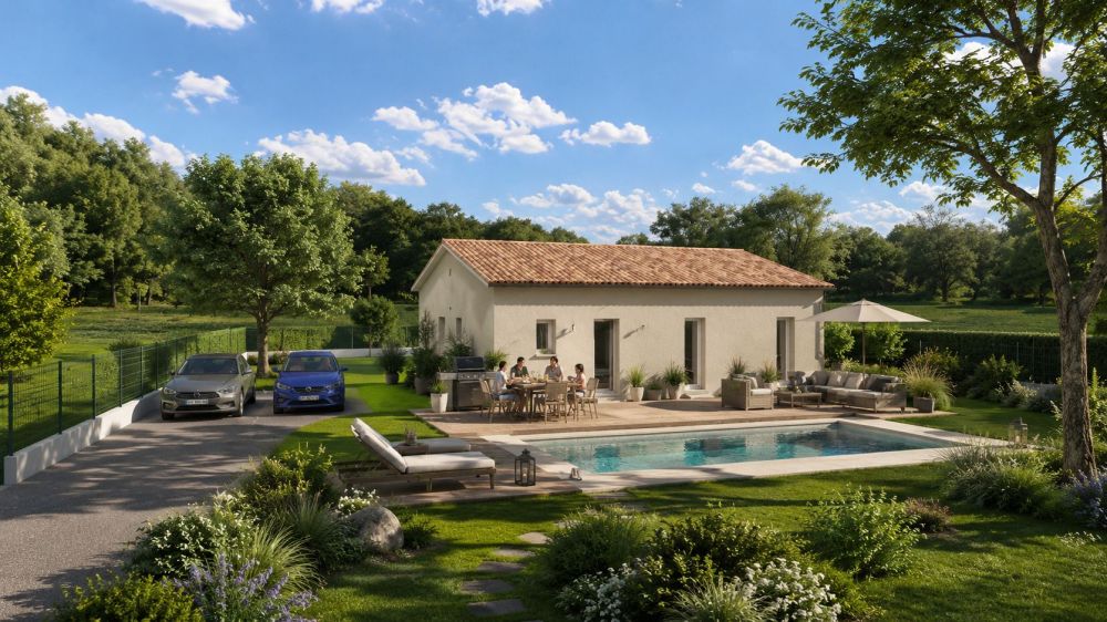 Vente terrain + maison MONTMEYAN Var