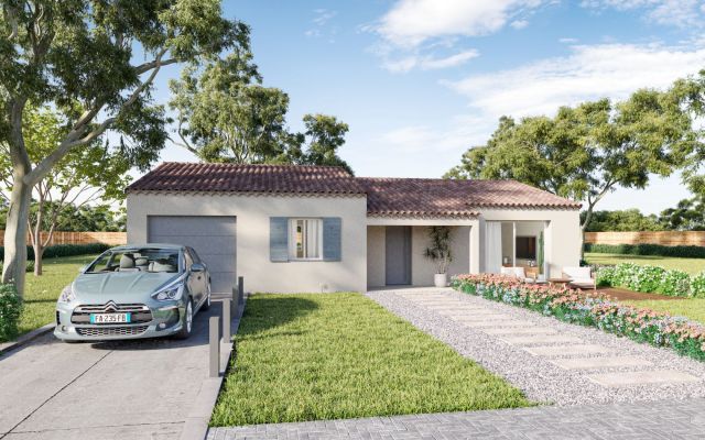 Vente terrain + maison PEYROLLES-EN-PROVENCE Bouches-du-Rhône
