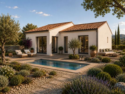 Vente terrain + maison MANOSQUE Alpes-de-Haute-Provence