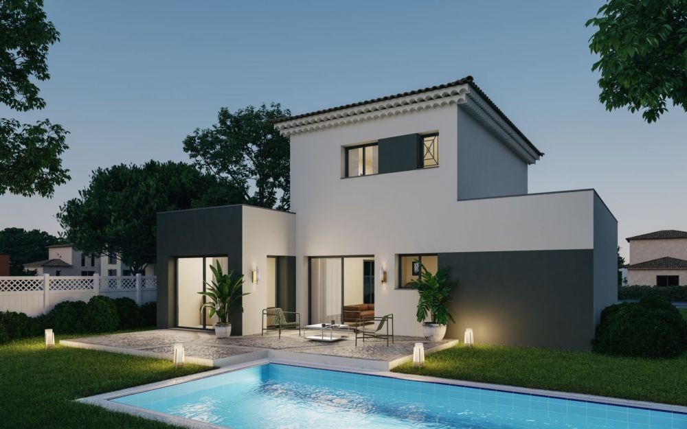 Vente terrain + maison CABRIES Bouches-du-Rhône