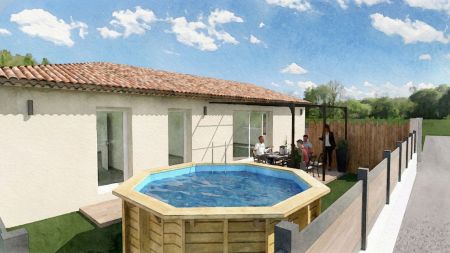 Vente terrain + maison ROGNAC Bouches-du-Rhône