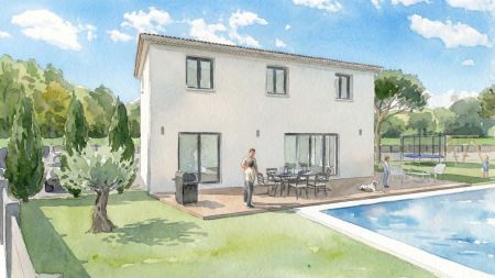 Vente terrain + maison BOUC-BEL-AIR Bouches-du-Rhône