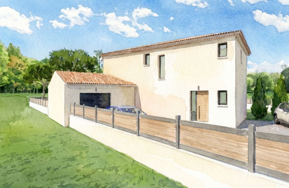 Vente terrain + maison BOUC-BEL-AIR Bouches-du-Rhône