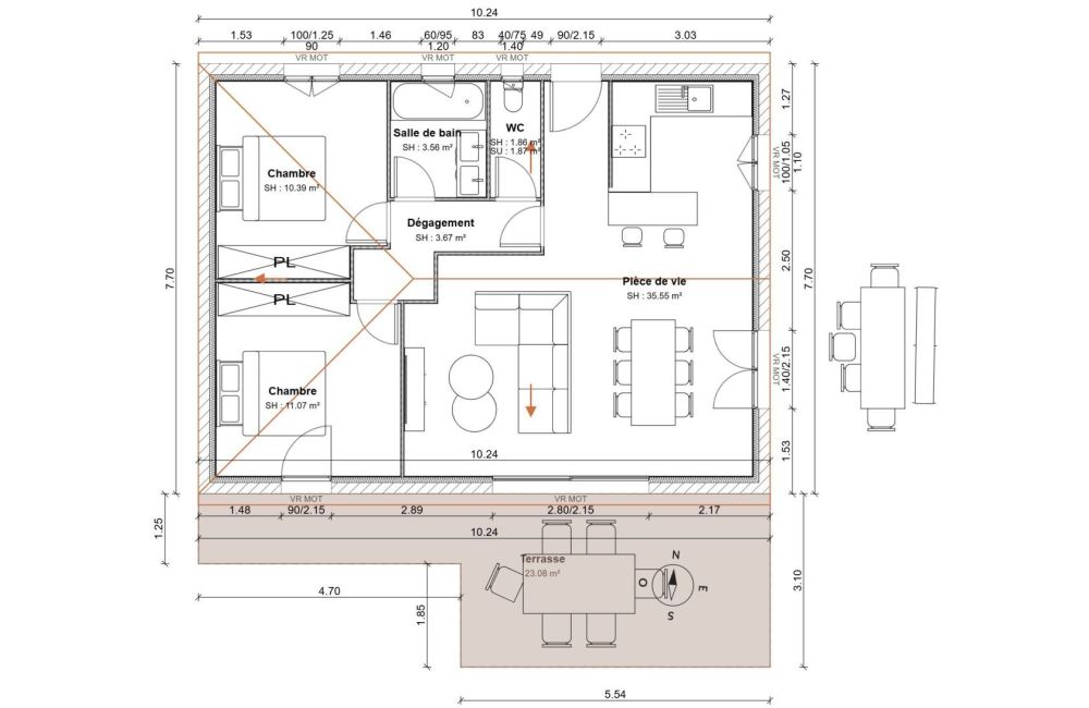 Vente terrain + maison ROGNAC Bouches-du-Rhône