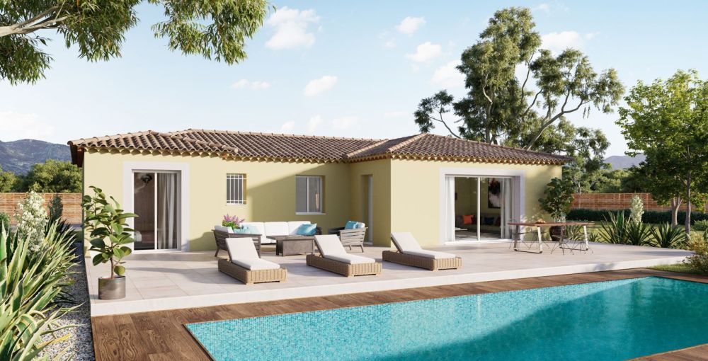 Vente terrain + maison LA ROQUE-D'ANTHERON Bouches-du-Rhône