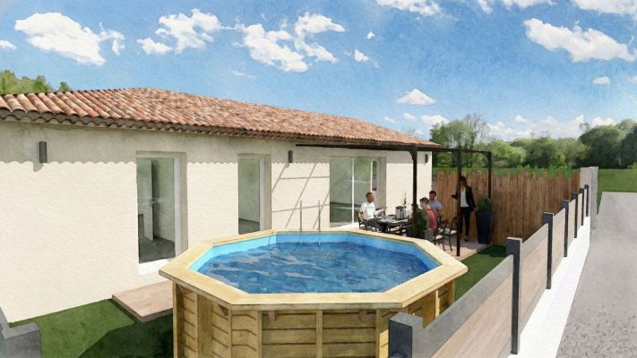 Vente terrain + maison ROGNAC Bouches-du-Rhône