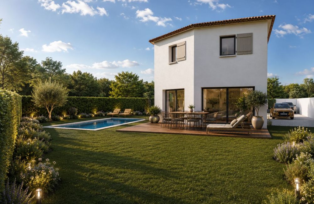Vente terrain + maison CUGES-LES-PINS Bouches-du-Rhône
