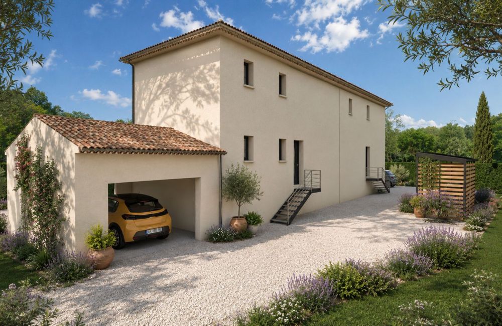 Vente terrain + maison LUYNES Bouches-du-Rhône