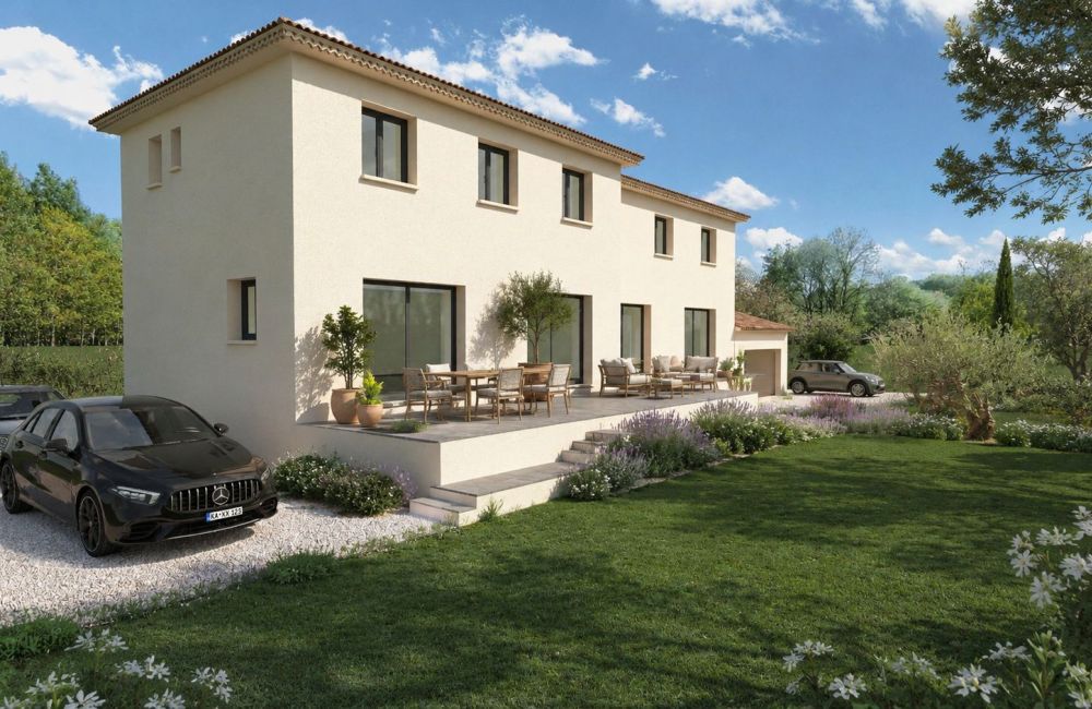 Vente terrain + maison LUYNES Bouches-du-Rhône