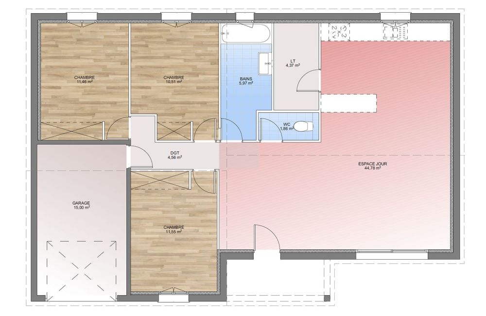 Vente terrain + maison VITROLLES Bouches-du-Rhône