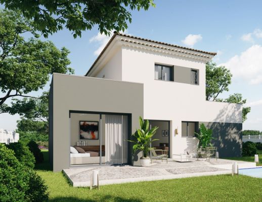 Vente terrain + maison CABRIES Bouches-du-Rhône