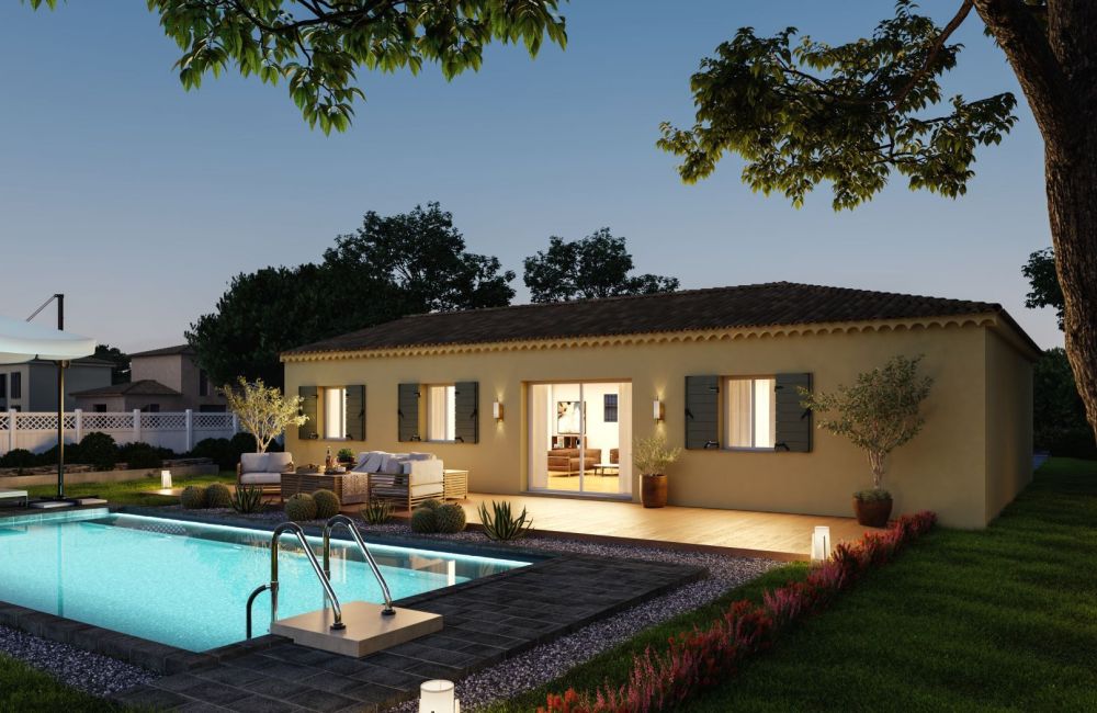 Vente terrain + maison VERNEGUES Bouches-du-Rhône