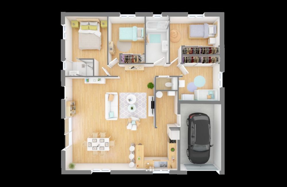 Vente terrain + maison ALLEINS Bouches-du-Rhône