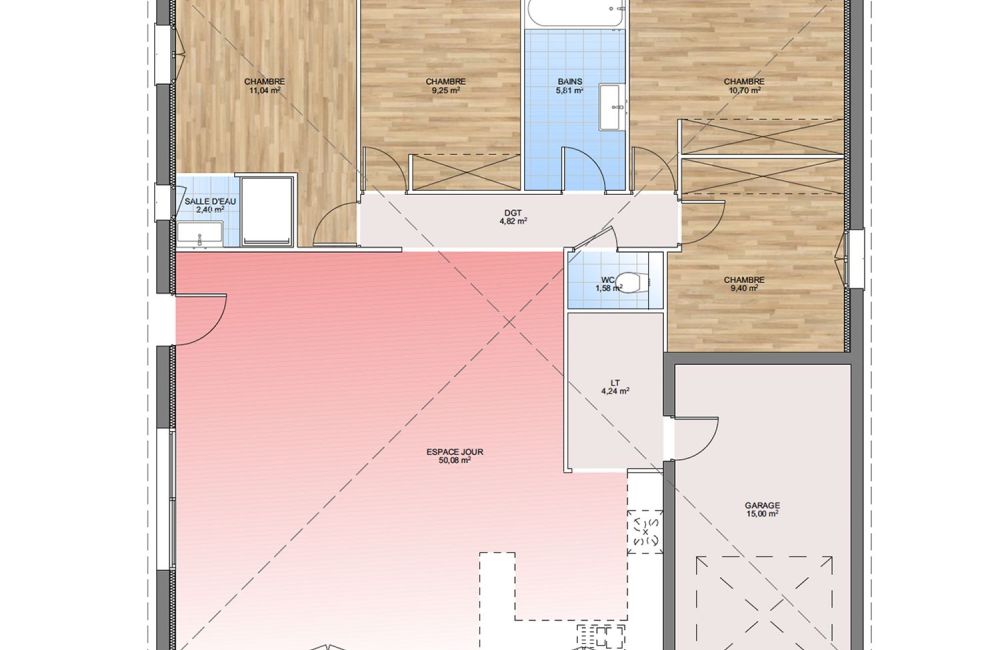 Vente terrain + maison ALLEINS Bouches-du-Rhône