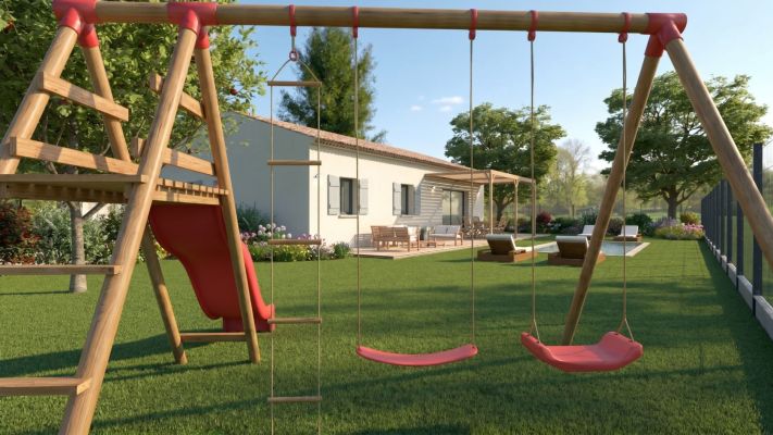 Vente terrain + maison LAURIS Vaucluse