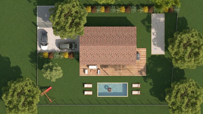 Vente terrain + maison LAURIS Vaucluse
