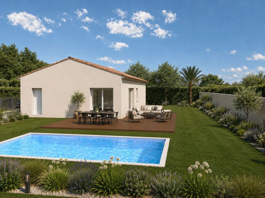 Vente terrain + maison PORT-DE-BOUC Bouches-du-Rhône