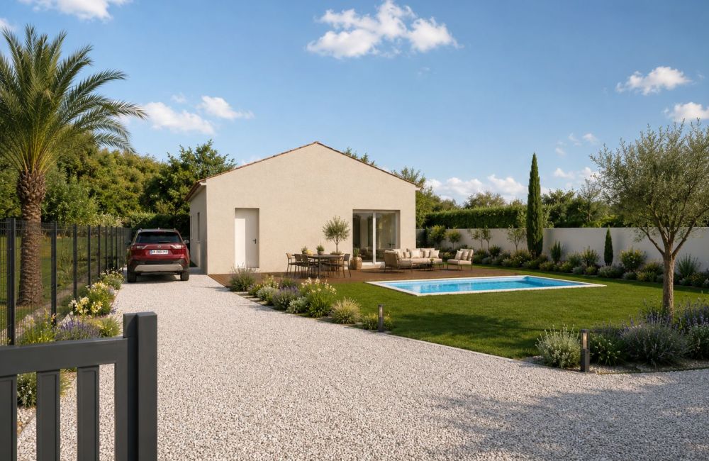 Vente terrain + maison PORT-DE-BOUC Bouches-du-Rhône