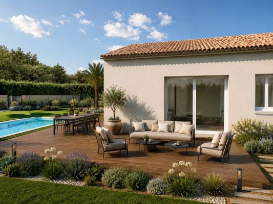 Vente terrain + maison PORT-DE-BOUC Bouches-du-Rhône