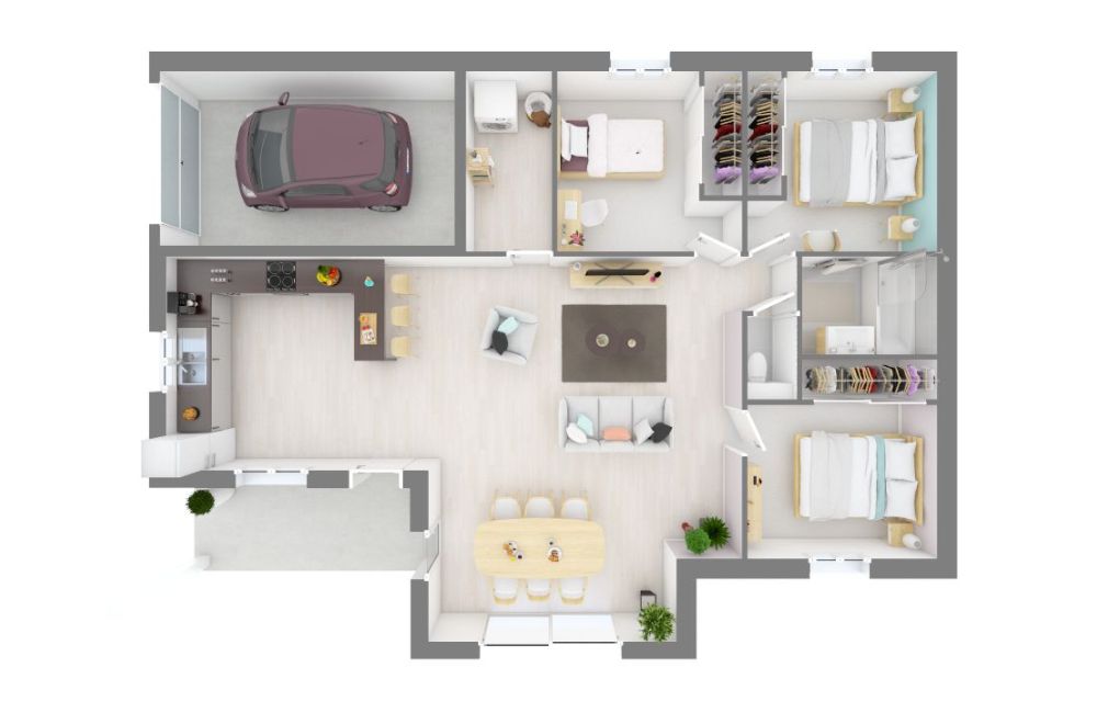 Vente terrain + maison MALLEMORT Bouches-du-Rhône