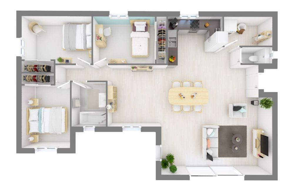 Vente terrain + maison ALLEINS Bouches-du-Rhône