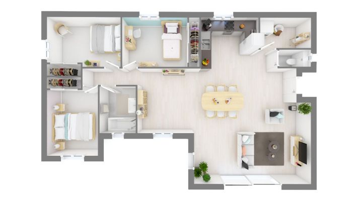 Vente terrain + maison ALLEINS Bouches-du-Rhône