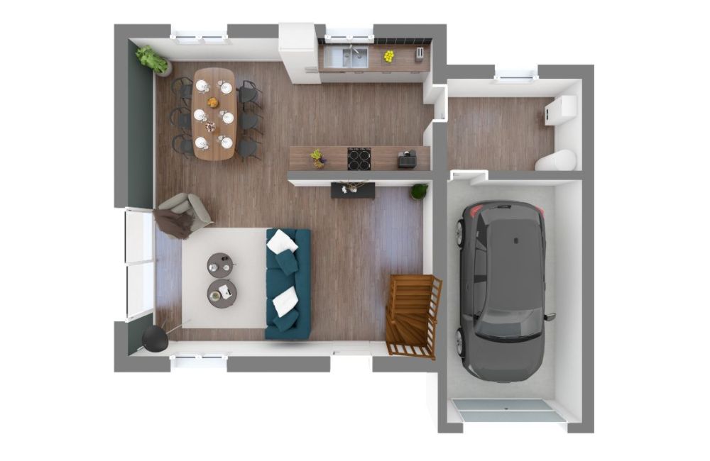 Vente terrain + maison CHARLEVAL Bouches-du-Rhône