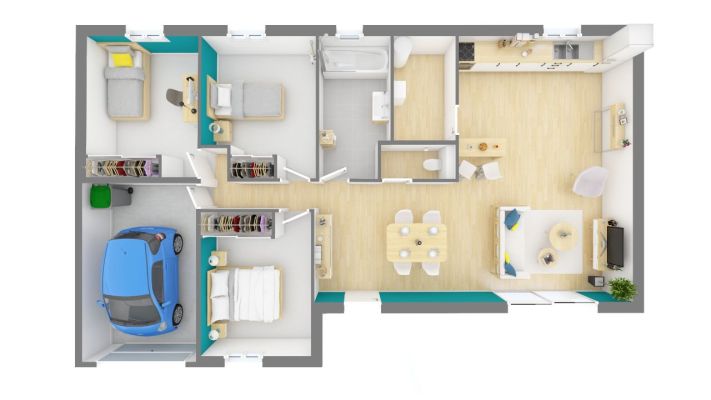 Vente terrain + maison ALLEINS Bouches-du-Rhône