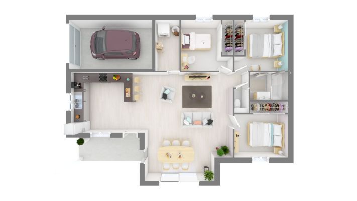 Vente terrain + maison MALLEMORT Bouches-du-Rhône