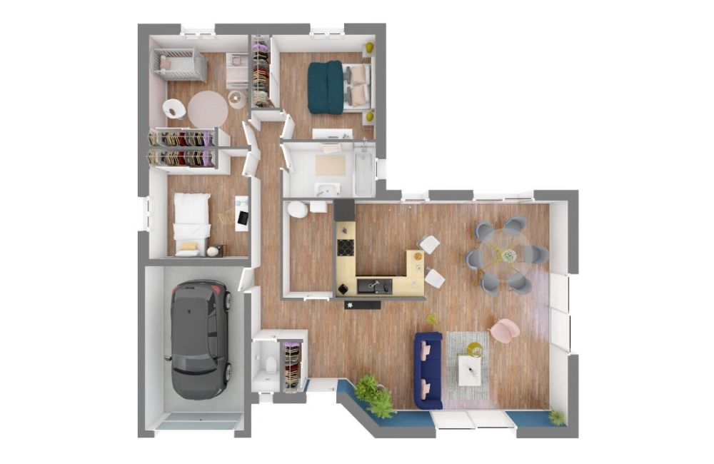 Vente terrain + maison LA MOTTE-D'AIGUES Vaucluse