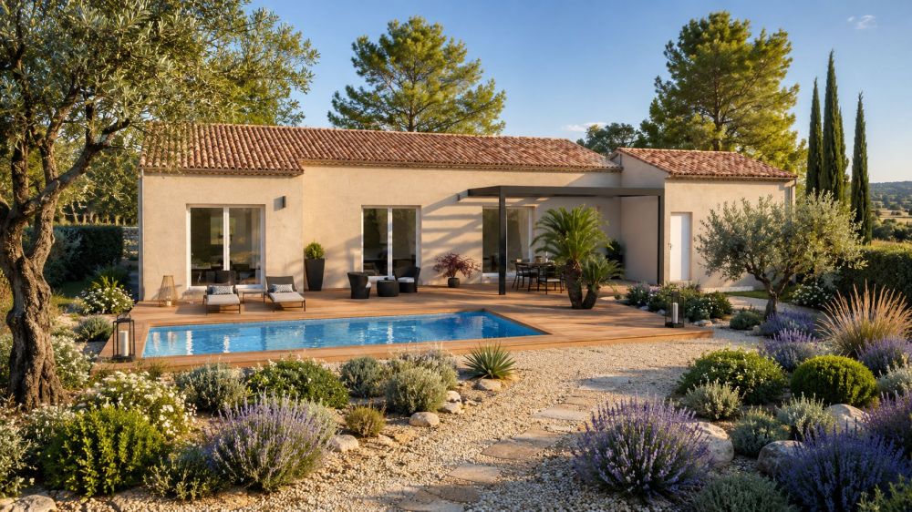 Vente terrain + maison LA BRILLANNE Alpes-de-Haute-Provence
