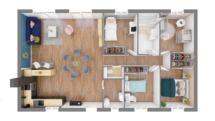 Vente terrain + maison AUBAGNE Bouches-du-Rhône