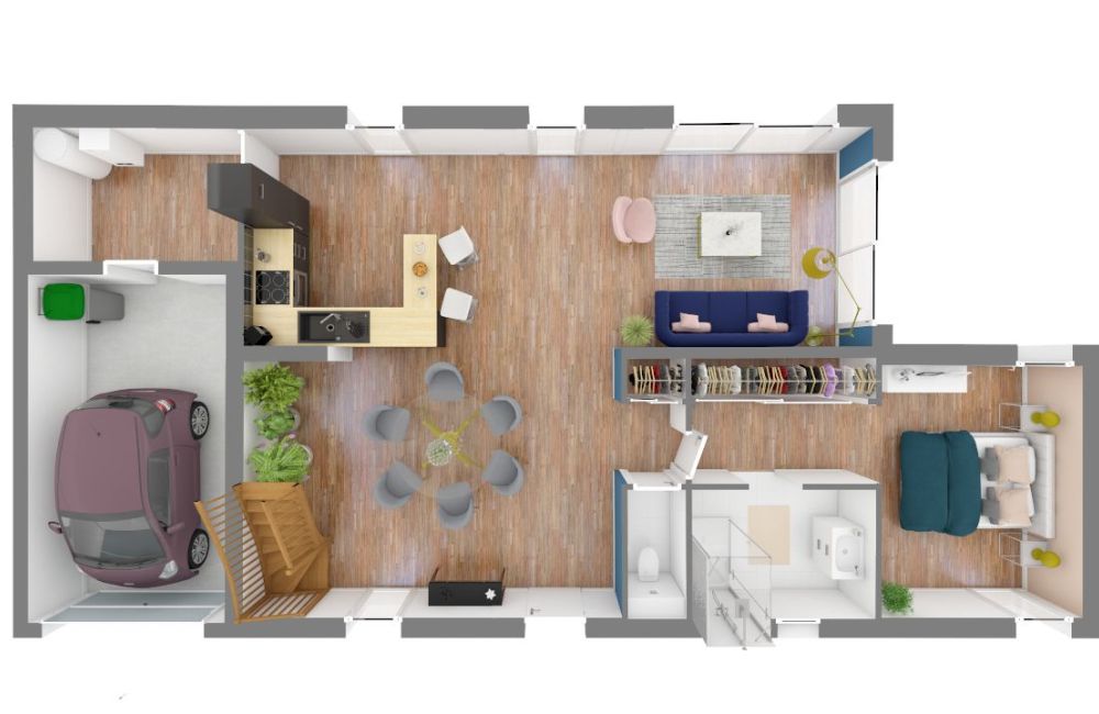 Vente terrain + maison SAINT-CYR-SUR-MER Var