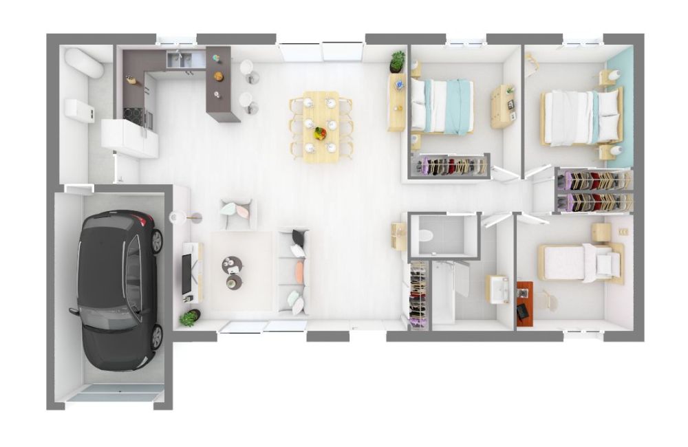 Vente terrain + maison VERNEGUES Bouches-du-Rhône