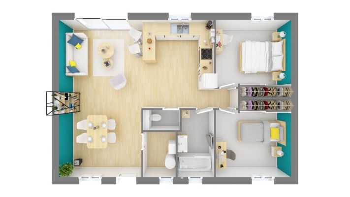 Vente terrain + maison PELISSANNE Bouches-du-Rhône