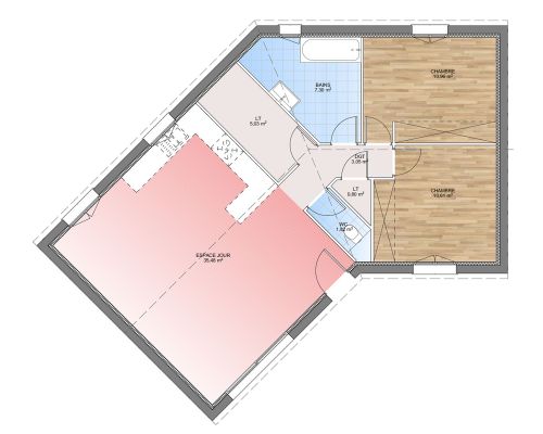 Vente terrain + maison SEDERON Drôme