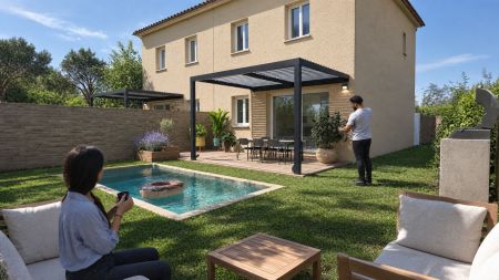 Vente terrain + maison MARIGNANE Bouches-du-Rhône