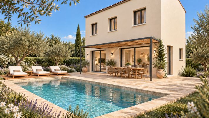 Vente terrain + maison GEMENOS Bouches-du-Rhône