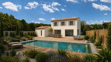 Vente terrain + maison LA PENNE-SUR-HUVEAUNE Bouches-du-Rhône