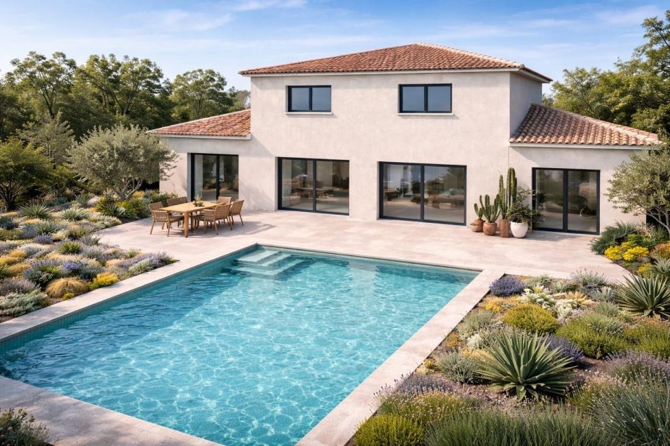 Vente terrain + maison MARSEILLE 12E Bouches-du-Rhône