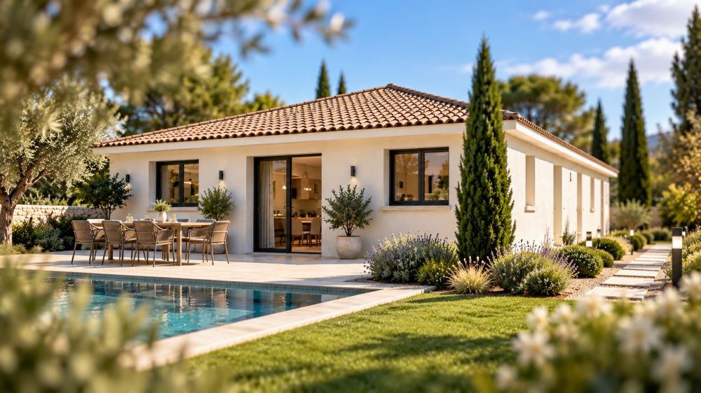 Vente terrain + maison AUBAGNE Bouches-du-Rhône